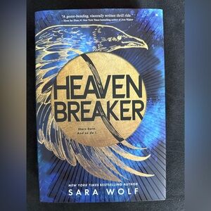 Heaven Breaker Book with Blue and Gold Cover